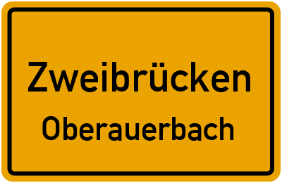 Straßenverzeichnis Zweibrücken Oberauerbach