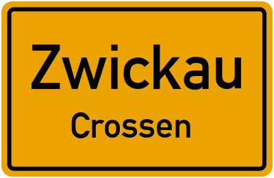 Straßenverzeichnis Zwickau Crossen