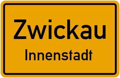Straßenverzeichnis Zwickau Innenstadt