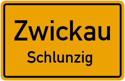 Straßenverzeichnis Zwickau Schlunzig