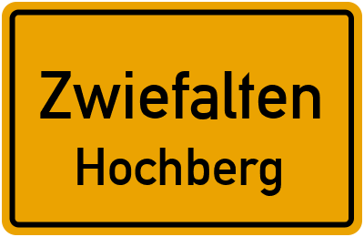 Straßenverzeichnis Zwiefalten Hochberg
