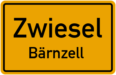 Straßenverzeichnis Zwiesel Bärnzell
