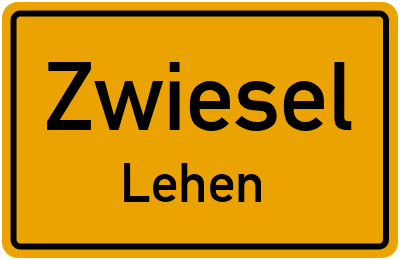 Straßenverzeichnis Zwiesel Lehen