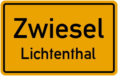 Straßenverzeichnis Zwiesel Lichtenthal