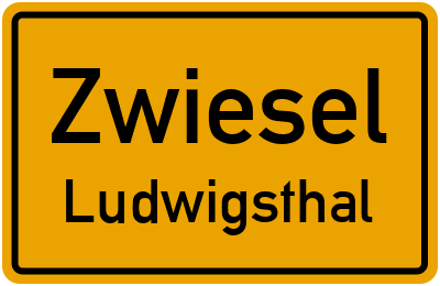 Straßenverzeichnis Zwiesel Ludwigsthal