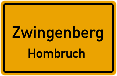 Straßenverzeichnis Zwingenberg Hombruch