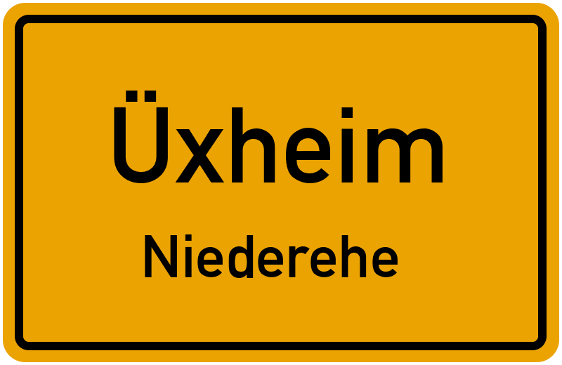 Ortsschild Üxheim