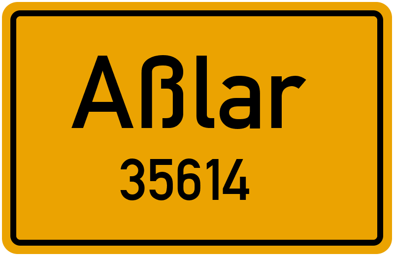 35614 Aßlar Straßenverzeichnis: Alle Straßen in 35614