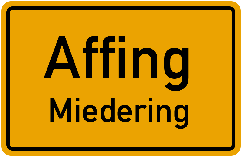 Miedering in 86444 Affing (Bayern)