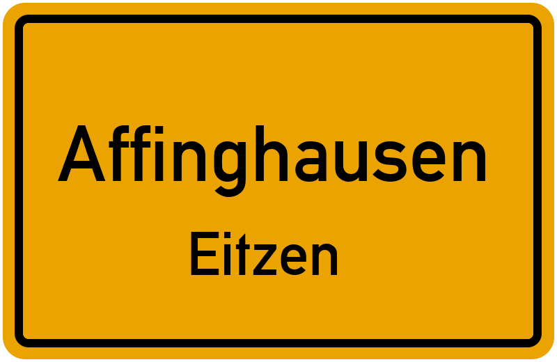 Ortsschild Affinghausen