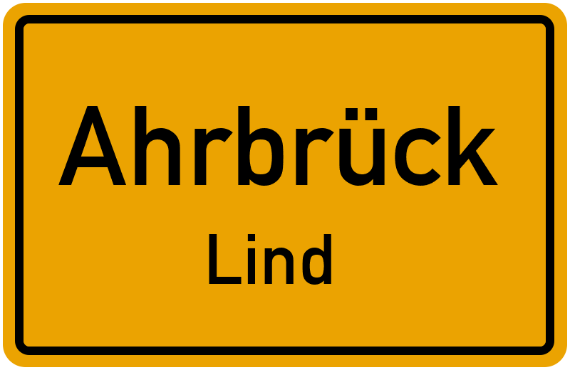 Ortsschild Ahrbrück