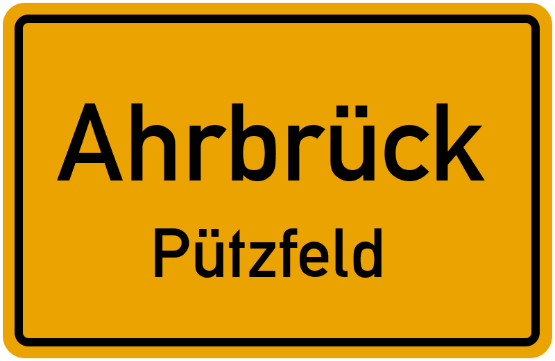 Ortsschild Ahrbrück