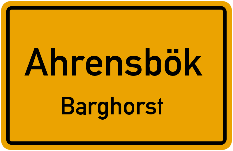 Ortsschild Ahrensbök