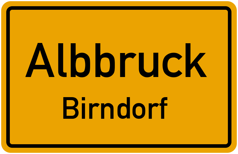 Ortsschild Albbruck