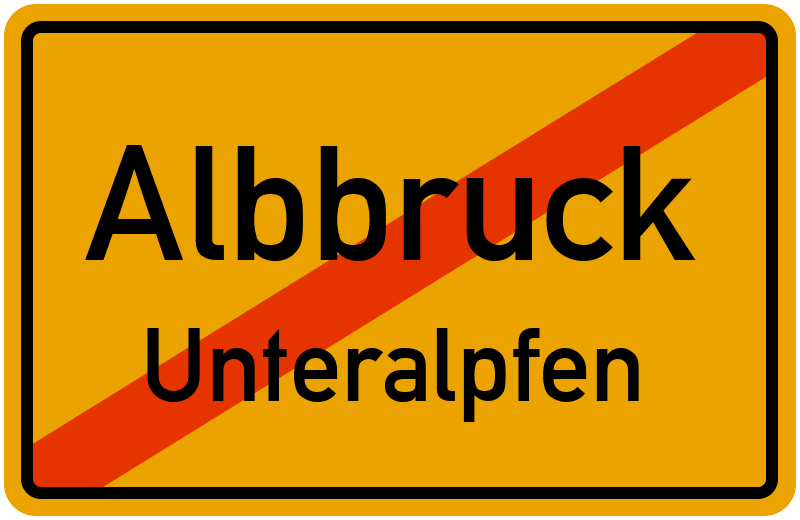 Ortsschild Albbruck