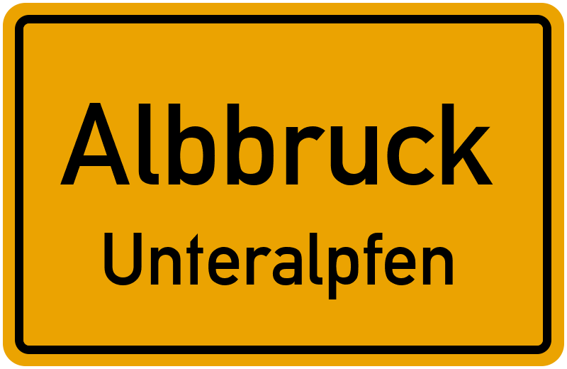 Ortsschild Albbruck