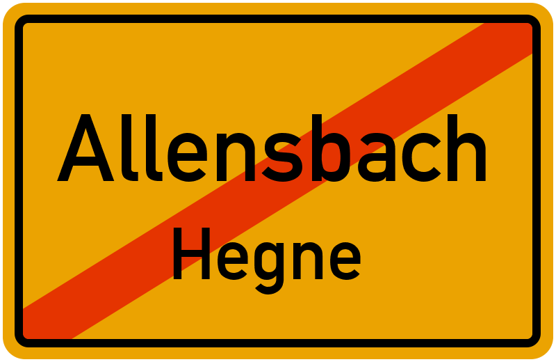 Ortsschild Allensbach