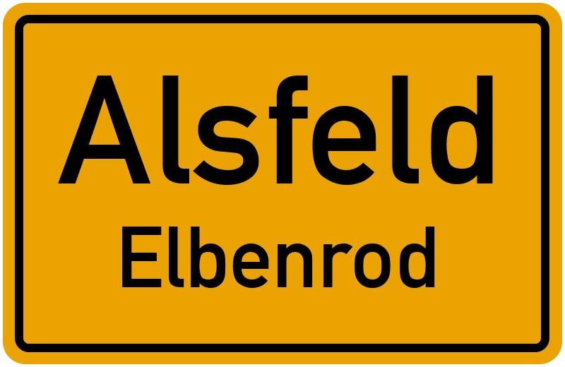 Ortsschild Alsfeld