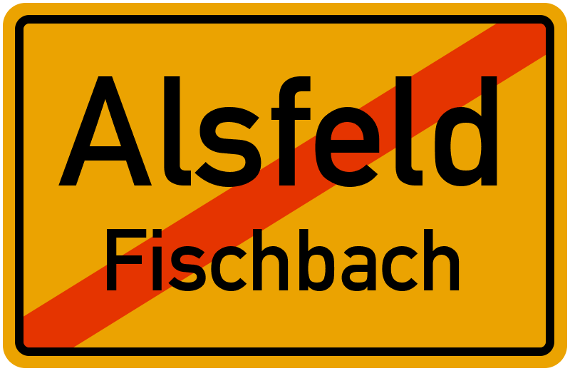Ortsschild Alsfeld