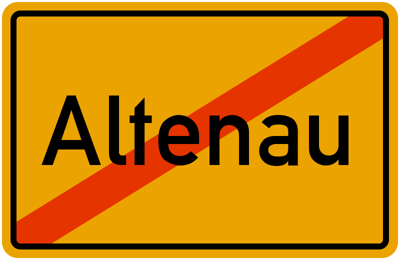 Ortsschild Altenau