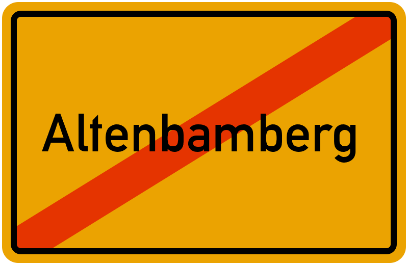 Ortsschild Altenbamberg