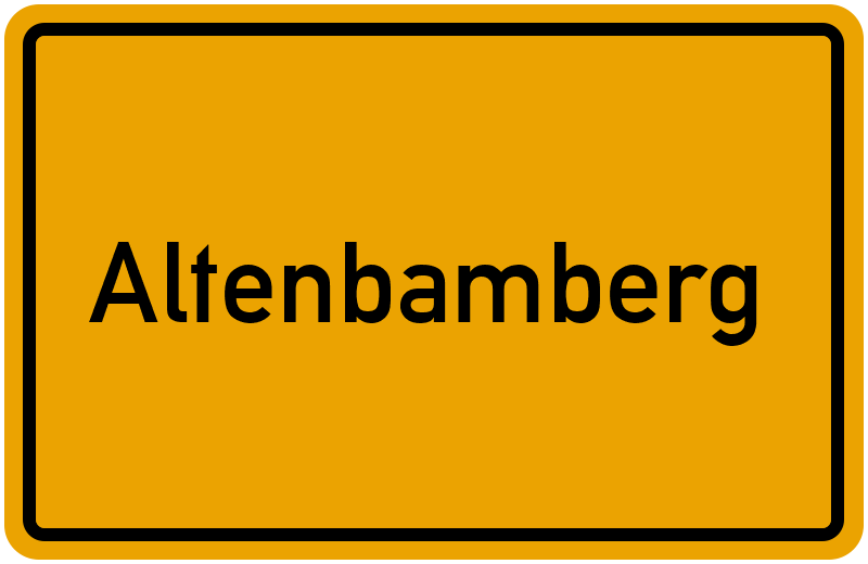 Ortsschild Altenbamberg