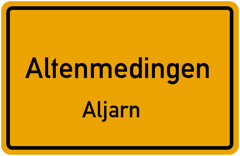 Ortsschild Altenmedingen