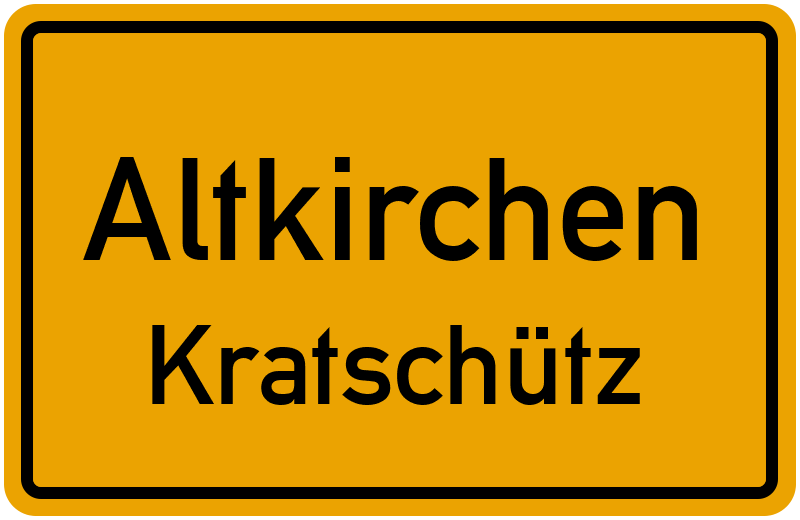 Ortsschild Altkirchen