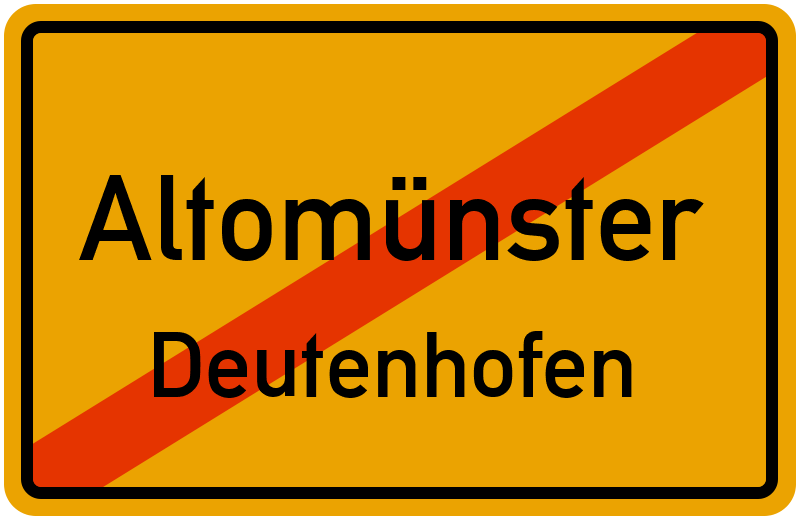 Ortsschild Altomünster