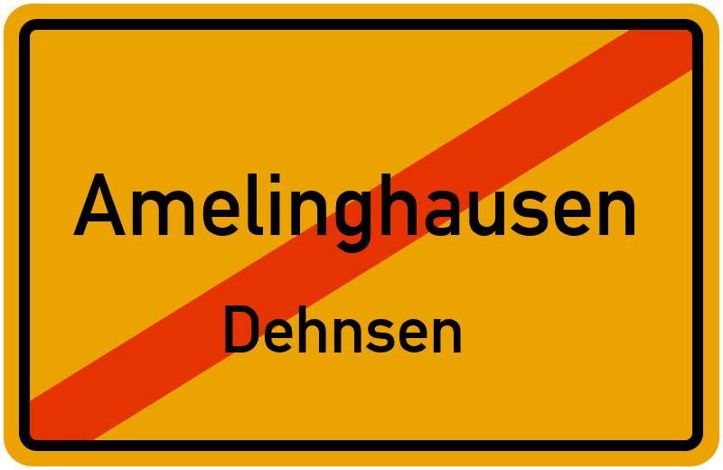 Ortsschild Amelinghausen