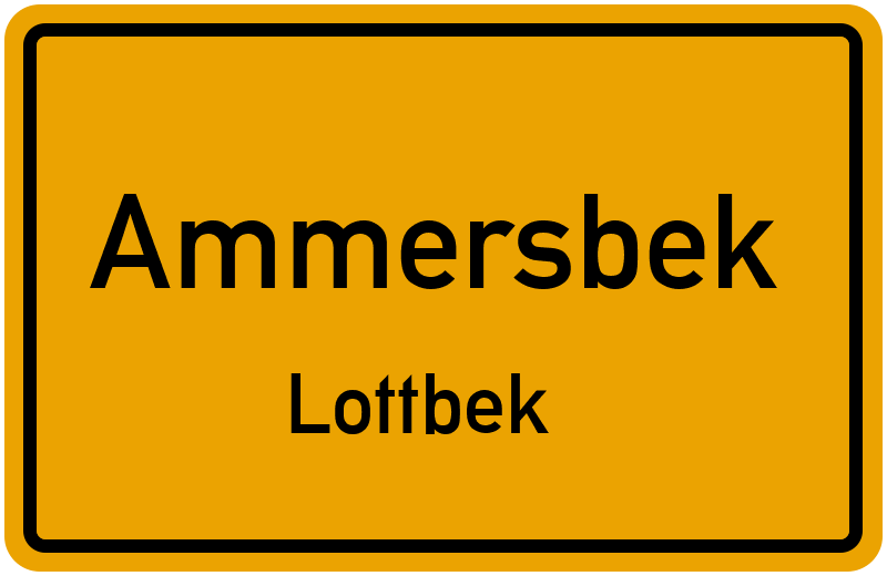 Ortsschild Ammersbek