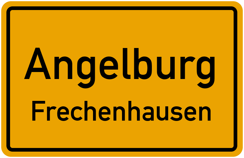 Ortsschild Angelburg