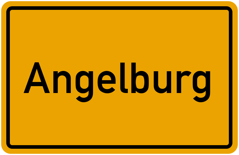Ortsschild Angelburg