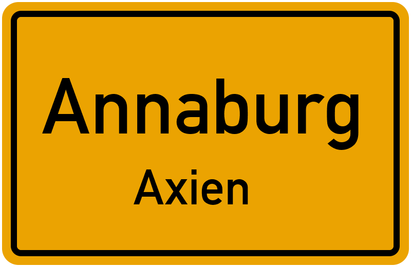 Ortsschild Annaburg
