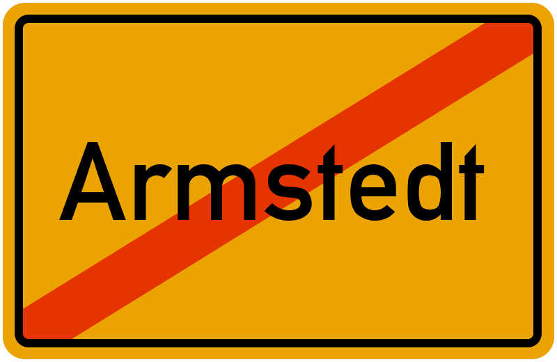 Ortsschild Armstedt