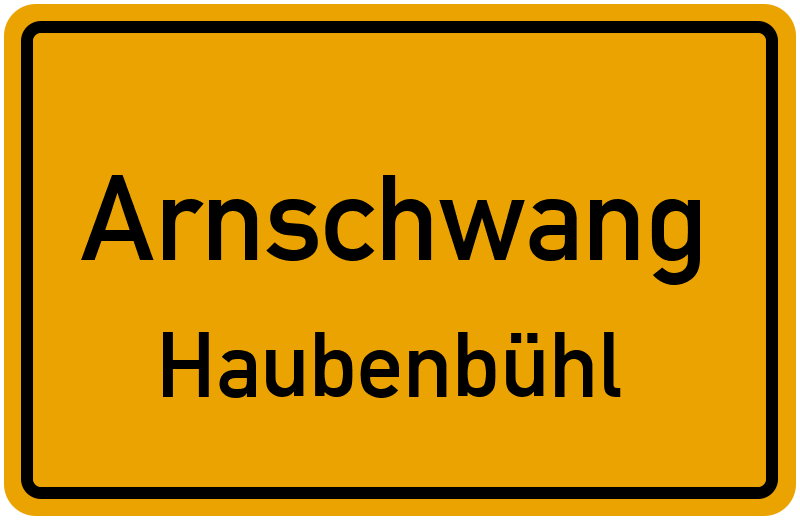 Ortsschild Arnschwang