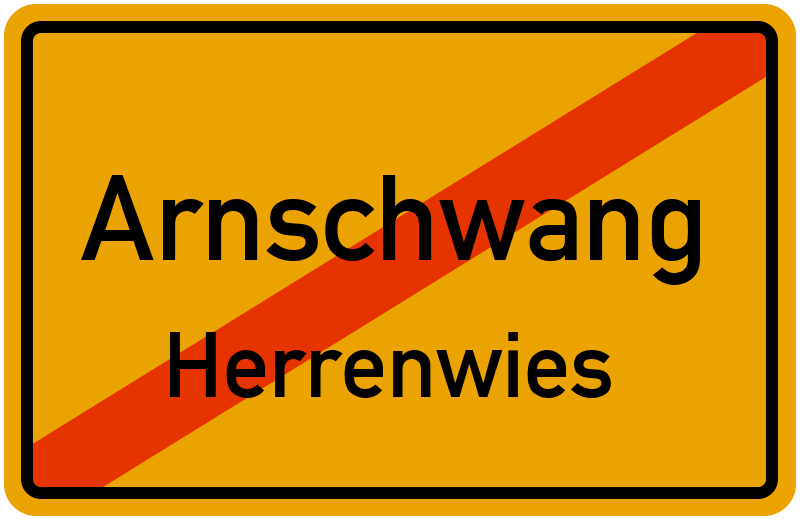 Ortsschild Arnschwang