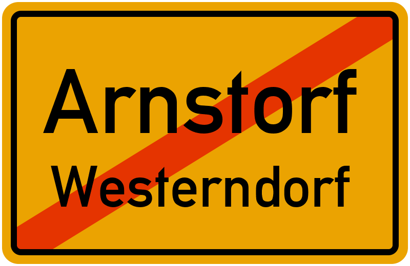 Ortsschild Arnstorf