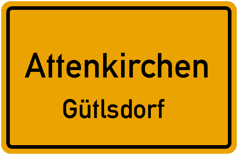 Ortsschild Attenkirchen