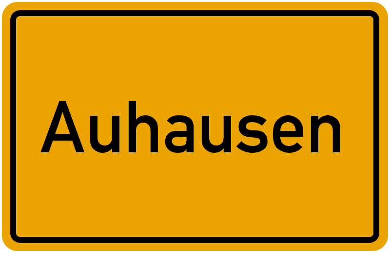 Ortsschild Auhausen