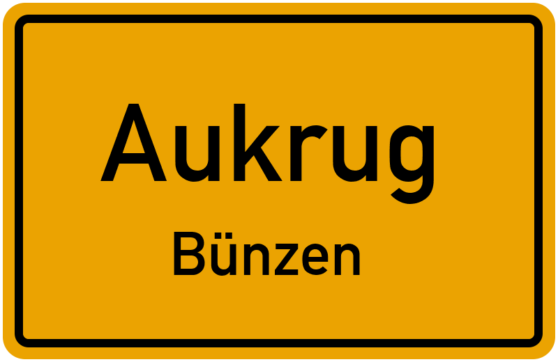 Ortsschild Aukrug