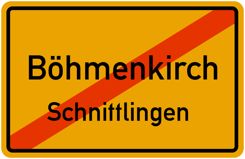 Ortsschild Böhmenkirch