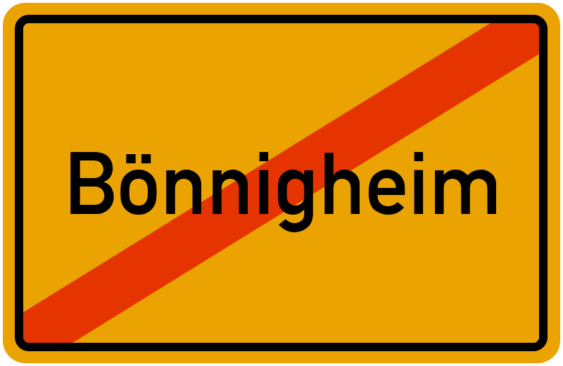 Ortsschild Bönnigheim