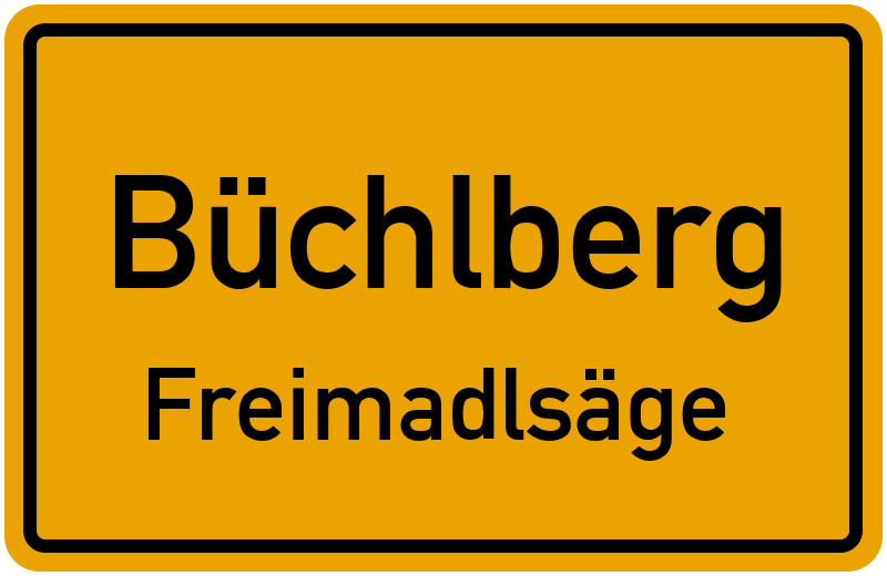Ortsschild Büchlberg