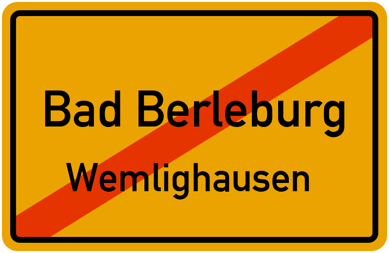 Ortsschild Bad Berleburg