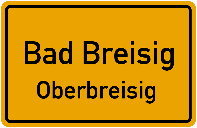 Ortsschild Bad Breisig