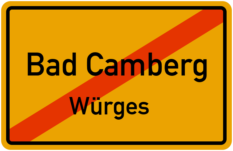 Ortsschild Bad Camberg