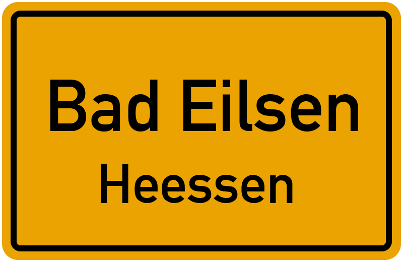 Ortsschild Bad Eilsen