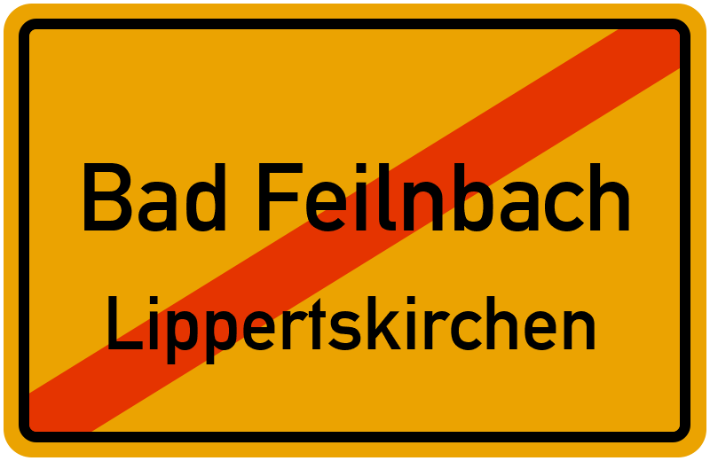 Ortsschild Bad Feilnbach