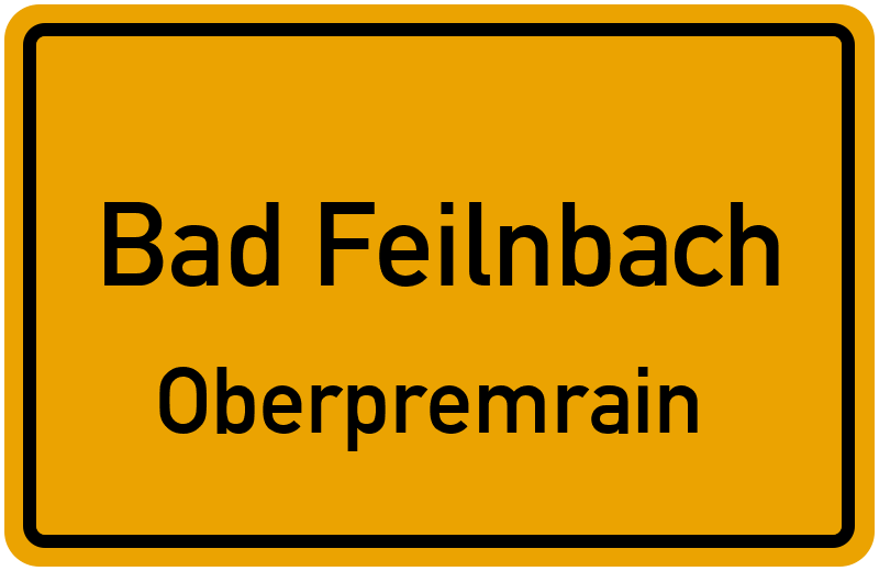 Ortsschild Bad Feilnbach